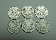 Zestaw 6 monet 2 zł „Jagody” – PRL 1959–1974