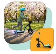 Hulajnoga 3w1 rowerek dziecięcy trójkołowy rowerek biegowy niebieski PLAYIO