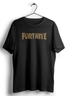 Koszulka dziecięca Fortnite napis czarna rozmiar 110