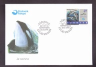 Wyspy Owcze - 1998 rok - FDC Koperta - znaczki nr 326