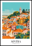 A2 PLAKAT MIASTO SINTRA PORTUGALIA PORTUGAL