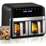 XXL 9 L Podwójna Frytkownica Powietrzna| 8 Programów | Zdrowe Gotowanie