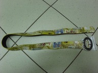 Pasek szeroki - żółty we wzory