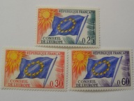 Francja - Rada Europy - flaga - Mi. 10-12 **