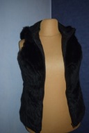 PIĘKNA KAMIZELKA CZARNA Z KAPTUREM_40