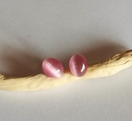 kwarc kocie oko - oryginalne kolczyki - srebro 925