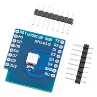 Dioda LED RGB WS2812B do D1 Mini Arduino ESP32 ESP 8266