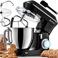 ROBOT KUCHENNY MIKSER PLANETARNY 6 5L DUŻA MISA 2000W WIELOFUNKCYJNY XXL