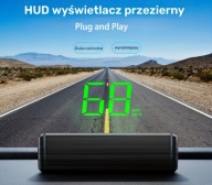 Wyświetlacz HUD Head Up USB | Prędkość GPS | Uniwersalny do każdego auta