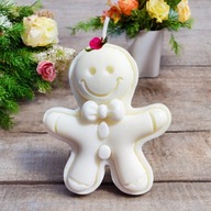 Świąteczna Świeca DEKORACYJNA Ludzik Piernik Pierniczek SOJOWA Prezent