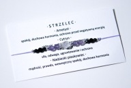 Bransoletka znak zodiaku Strzelec naturalne kamienie