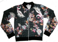 MISS E-VIE KURTKA KURTECZKA BOMBERKA KWIATY J NOWA