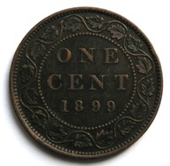 Kanada Wiktoria 1899r - Cu b.ładna