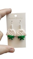 KOLCZYKI Z MODELINY FIMO KIMONO Z PASEM