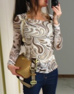 ROBERTA BIAGI bluzka beige r. M