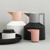 NORMANN COPENHAGEN GEO ZESTAW mlecznik cukiernica NOWE KOMPLET
