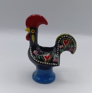 figurka kogut Barcelos z Portugali - metalowy świecznik kolekcjonerski