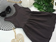 Primark - grafitowa sukienka basic r 98