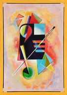 obraz olejny "Kompozycja" 70 x 50 cm
