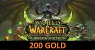 WOW - GOLD TBC SERVER THUNDERSTRIKE - 200 GOLD ALLIANCE - 200 GOLD-