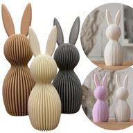 ZAJĄC Z USZAMI KRÓLIK Figurka dekoracyjna na Wielkanoc 3D