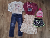 Paczka ubranek r 116 + gratisy