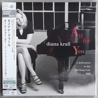 Diana Krall All For You SHM-SACD Cardboard Sleeve (mini LP) Japan 2025