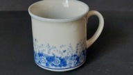 Mały porcelanowy Kubeczek błękitne kwiatuszki design