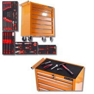 SZAFKA WARSZTATOWA WÓZEK NARZĘDZIOWY RIWALL SZAFARZ RSZ-01 + 688 ELEMENTÓW