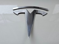 Znaczek emblemat logo klapy bagażnika TESLA Y ORYGINAŁ CHROM