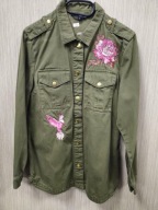 Koszula, kurtka jeans khaki zieleń r. 38 Tally Weijl !!!