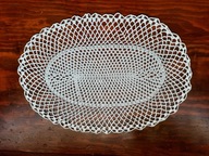 Koronkowa serwetka owalna