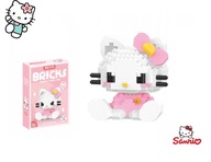 Klocki Hello Kitty Sanrio Figurka Kotek Duży Box