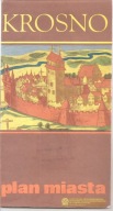 KROSNO - PLAN MIASTA Z 1988 ROKU.