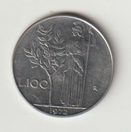 Wlochy 100 lirow 1972 stan 1