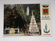 Grota Massabielle - Matka Boska z Lourdes - pocztówka