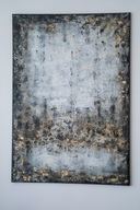 Obraz strukturalny, akrylowy "Prześwit" na podobraziu, 70x100cm