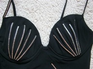 Walentynki bluzka Top damska   Carsties USA cyrkonie roz.S/M j.nowa