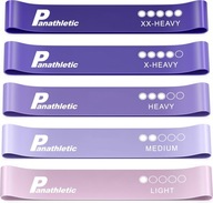 TAŚMY OPOROWE 5SZTUK ZESTAW RÓŻNE OPORY FITNESS SIŁOWNIA GUMY TRENINGOWE