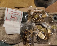 1 grosz 2007 woreczek mennicze z parciaka, połysk