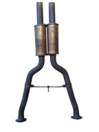 Tłumik środkowy strumienica BMW E65 N62 7505795 ORYGINAŁ