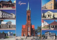 ZGIERZ - KOŚCIÓŁ - DOMY TKACZY - UL. DŁUGA - ZUS - BIBLIOTEKA - POMNIK