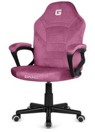 Fotel obrotowy MARIO Alcantara fioletowy – komfort i styl do biurka wygodny