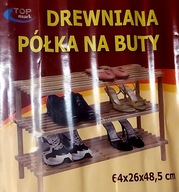 PÓŁKA REGAŁ STOJAK SZAFKA NA BUTY OBUWIE DREWNO
