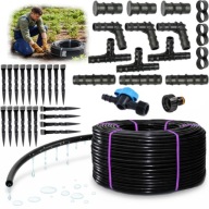 LINIA KROPLUJĄCA 50m WĄŻ KROPLUJĄCY DO NAWADNIANIA KROPELKOWEGO 37 el.