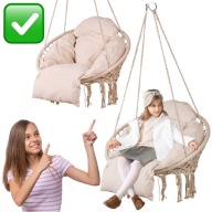 HUŚTAWKA OGRODOWA DLA DZIECI KOKON WISZĄCA BOCIANIE GNIAZDO FOTEL 150kg