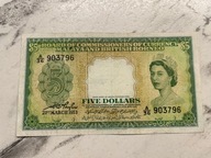 Malezja - 5 dolarów - 1953 - rzadki
