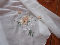 Woalowa zazdroska z haftem, kwiatuszki