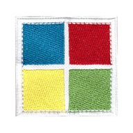 WINDOWS ___ ŁATKA, NASZYWKA 6x6cm