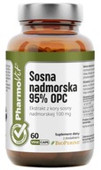 PharmoVit SOSNA NADMORSKA Ekstrakt 95% OPC KRĄŻENIE Piperyna BEZ DODATKÓW